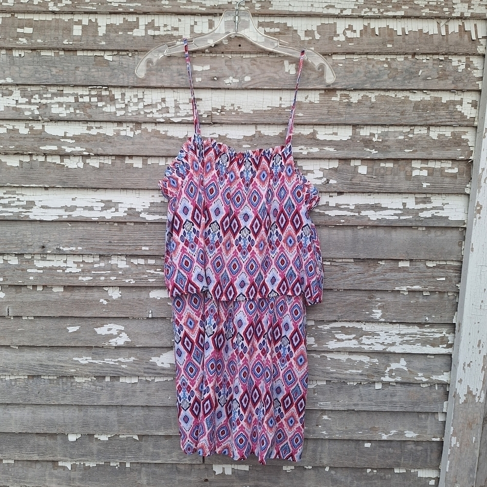 🌟 Savanna Jane Pink and Purple Romper Size Large NWT